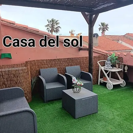Apartment Casa Del Sol - Location De Vacances, 3 Etoiles Avec Terrasse Cosy, Clim Et 3Mn De La Plage Et Des Commerces, Animaux Admis *