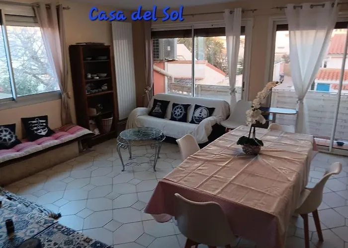 Casa Del Sol - Location De Vacances, 3 Etoiles Avec Terrasse Cosy, Clim Et 3mn De La Et Des Commerces, Animaux Admis,wifi *