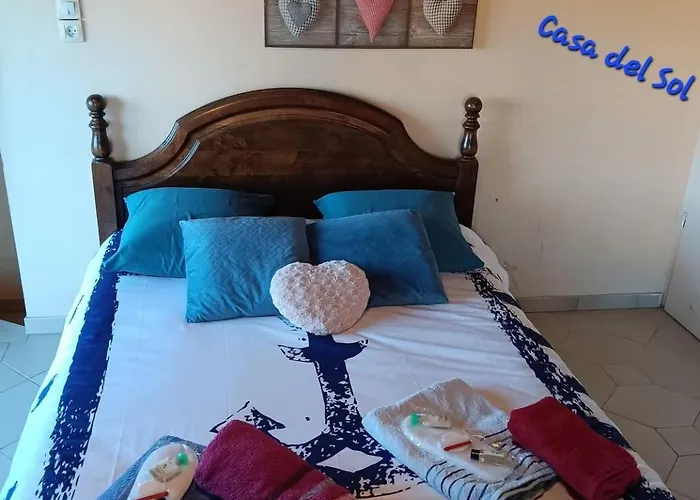 Casa Del Sol - Location De Vacances, 3 Etoiles Avec Terrasse Cosy, Clim Et 3mn De La Et Des Commerces, Animaux Admis,wifi Apartamento *