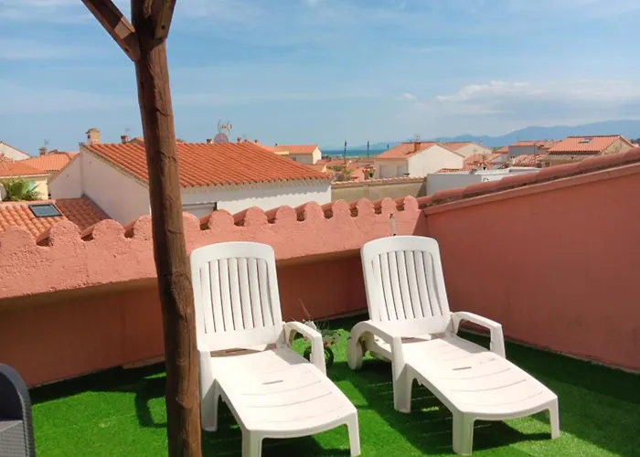 Casa Del Sol - Location De Vacances, 3 Etoiles Avec Terrasse Cosy, Clim Et 3mn De La Et Des Commerces, Animaux Admis,wifi Apartamento Le Barcarès